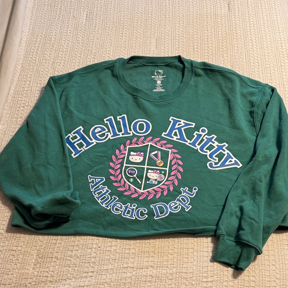 Hello Kitty Green Sweatshirt